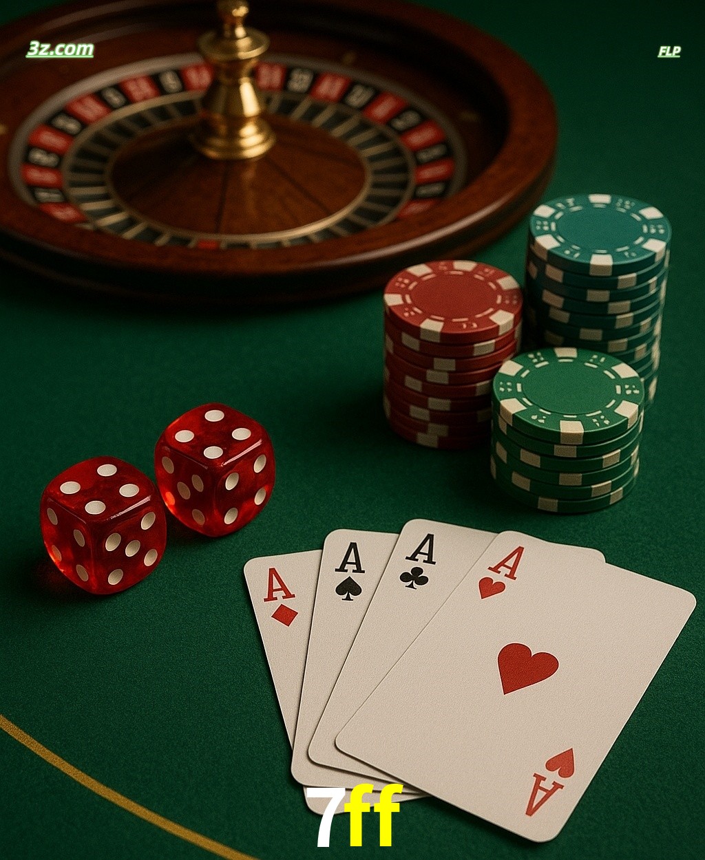 Cassino online 7ff com jogos de mesa: roleta, dados, pôquer e fichas
